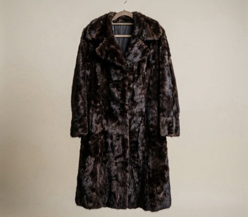 Manteau long vrai - manteau, en