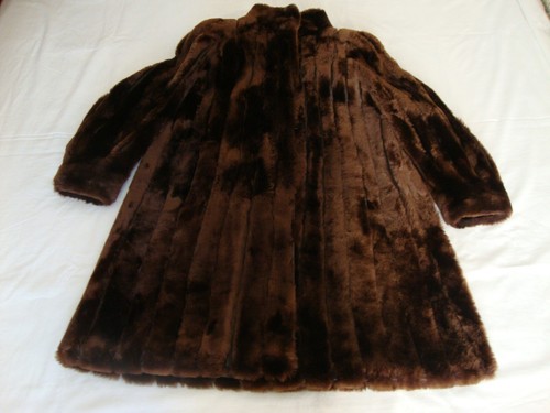 Manteau court cuir et - en,
