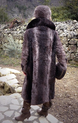 Manteau fourrure vison - fourrure, de