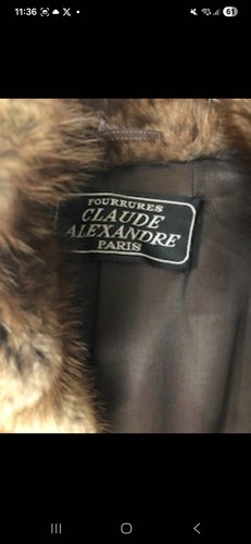Manteau fourrure vison - en,
