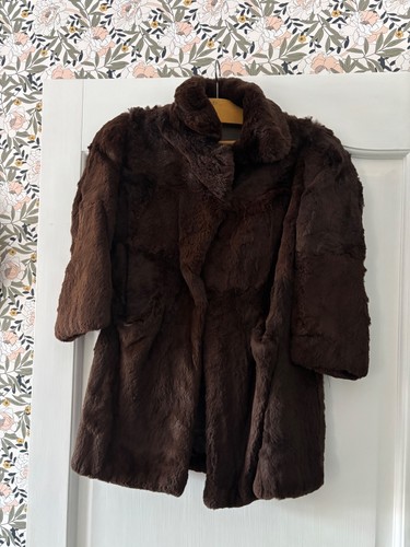 Manteau vintage fourrure - manteau,