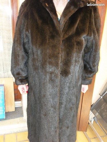 Manteau fourrure vison - manteau,