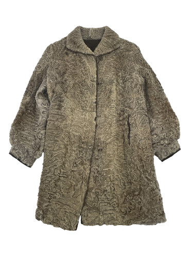 Manteau long fourrure de - en,
