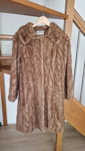 Manteau vison jama marron - en,