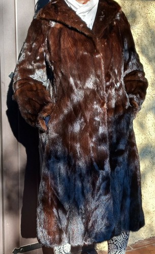 Manteau fourrure vison - manteau, de