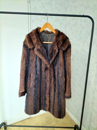 Manteau fourrure vison - manteau, en