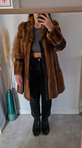 Manteau cuir agneau - d’agneau, et