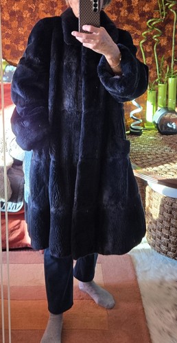 Manteau vison rasé t - manteau,