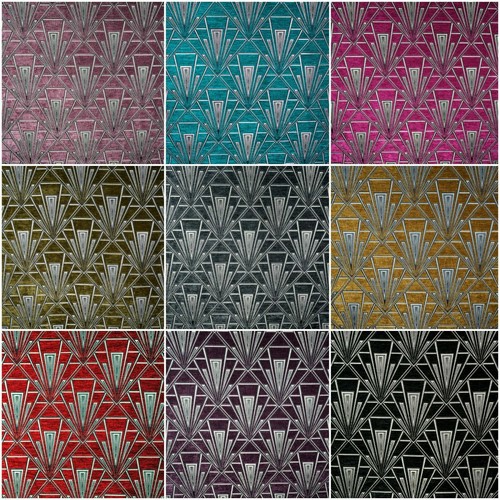 Rideau velours chenille - velours, art